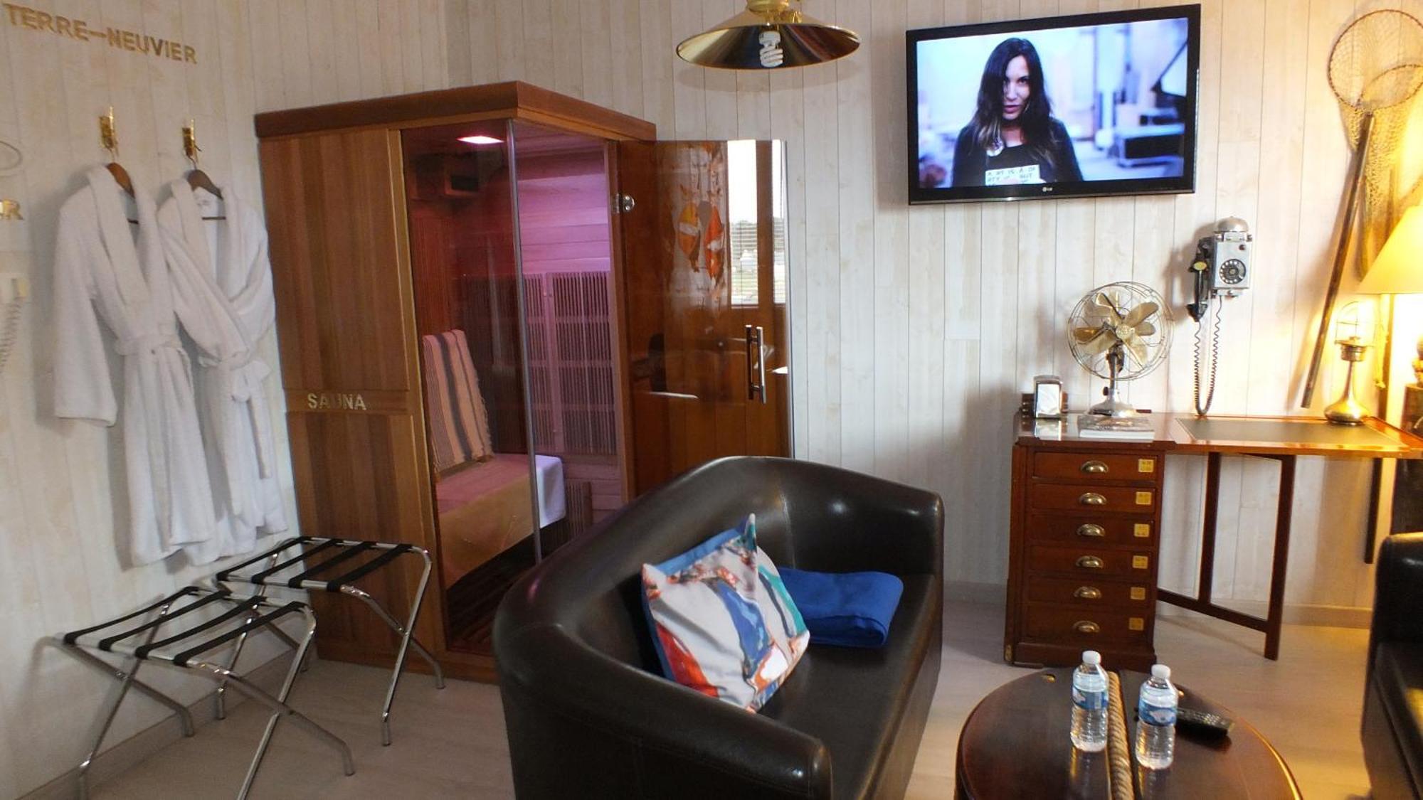 Hotel - Restaurant - Salon De The Le Beausejour Trégastel Pokój zdjęcie